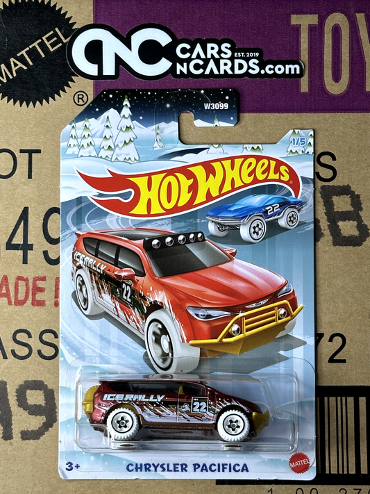 2022 Hot Wheels Winter Series #1/5 Chrysler Pacifica Ice Rally