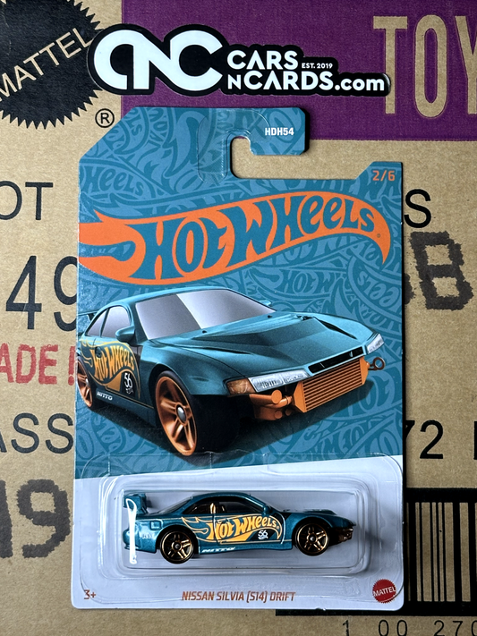 2024 Hot Wheels Pearl & Chrome Series 2/6 Nissan Silvia (S14) 56th Anniversary