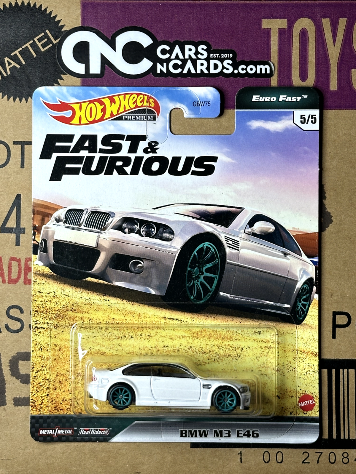 2021 Hot Wheels Premium Fast & Furious Euro Fast 5/5 BMW M3 E46 NIP