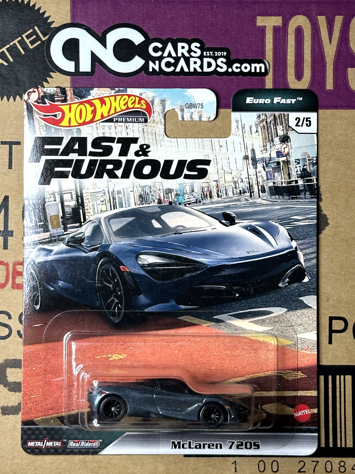 2021 Hot Wheels Premium Fast & Furious Euro Fast 2/5 McLaren 720 NIP