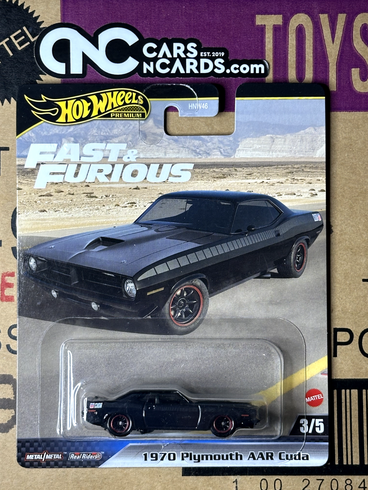 2024 Hot Wheels Premium Fast & Furious 3/5 1970 Plymouth AAR Cuda