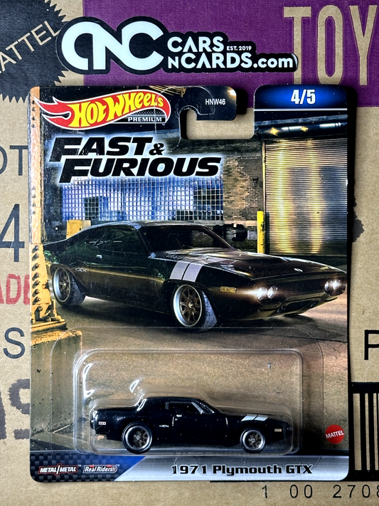 2023 Hot Wheels Premium Fast & Furious 4/5 1971 Plymouth GTX