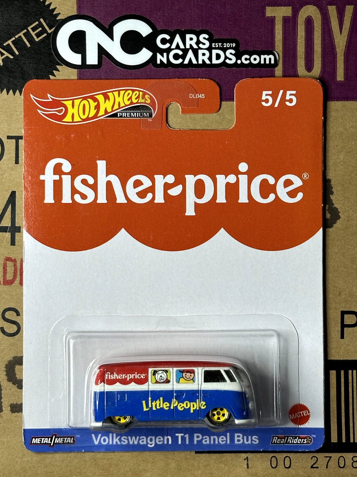 2022 Hot Wheels Pop Culture 5/5 Fisher-Price Volkswagen T1 Panel Bus