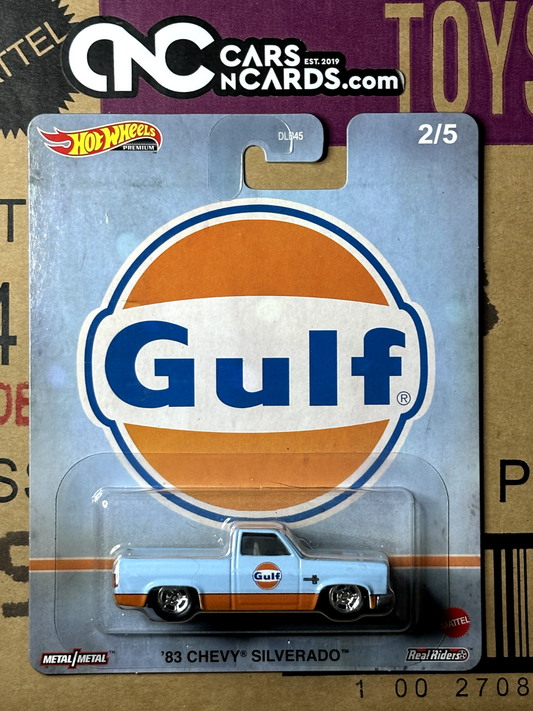 2020 Hot Wheels Pop Culture Vintage Oil Gulf 2/5 '83 Chevy Silverado