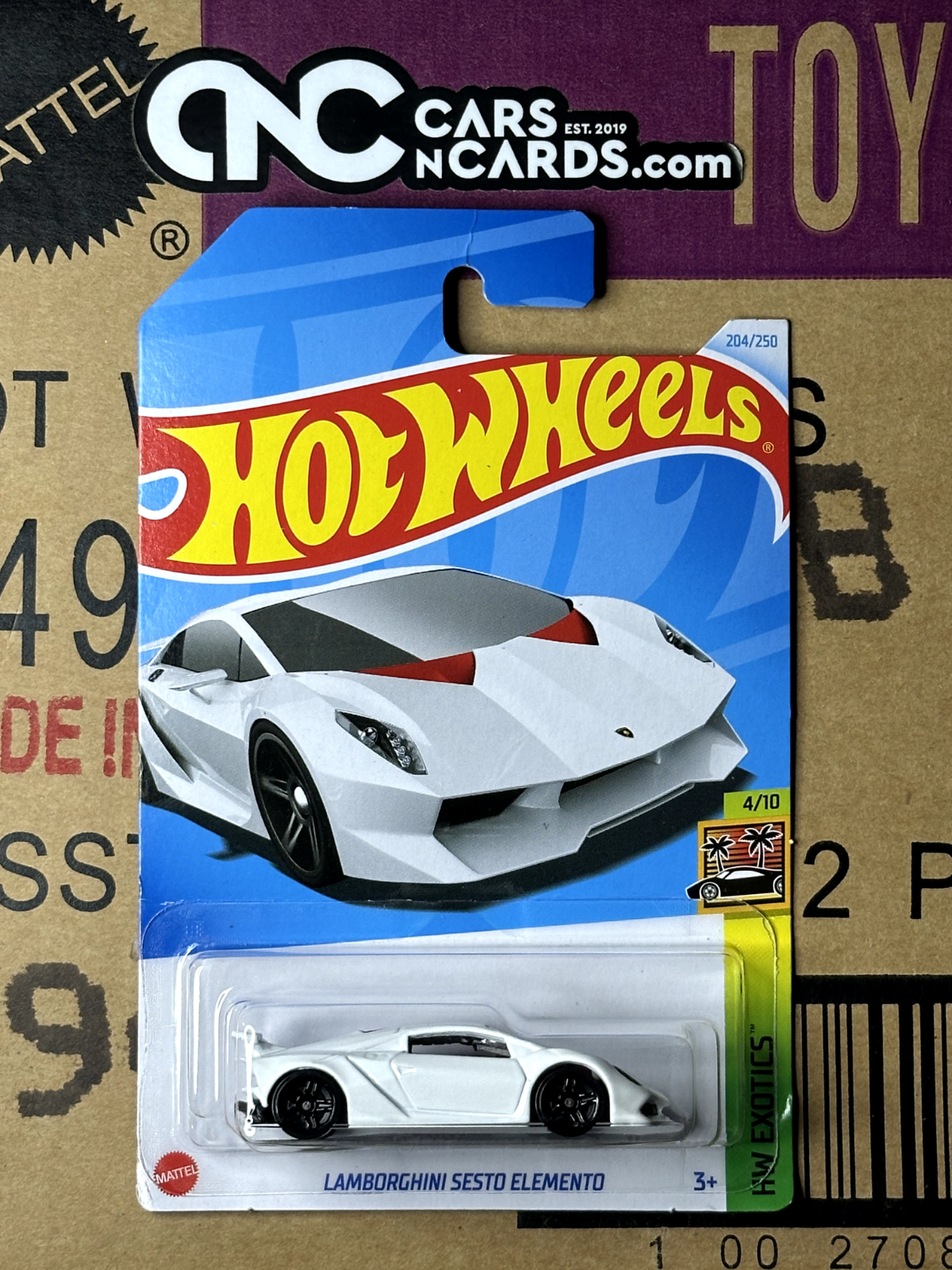 2024 Hot Wheels HW Exotics 4/10 Lamborghini Sesto Elemento (Card Crease)