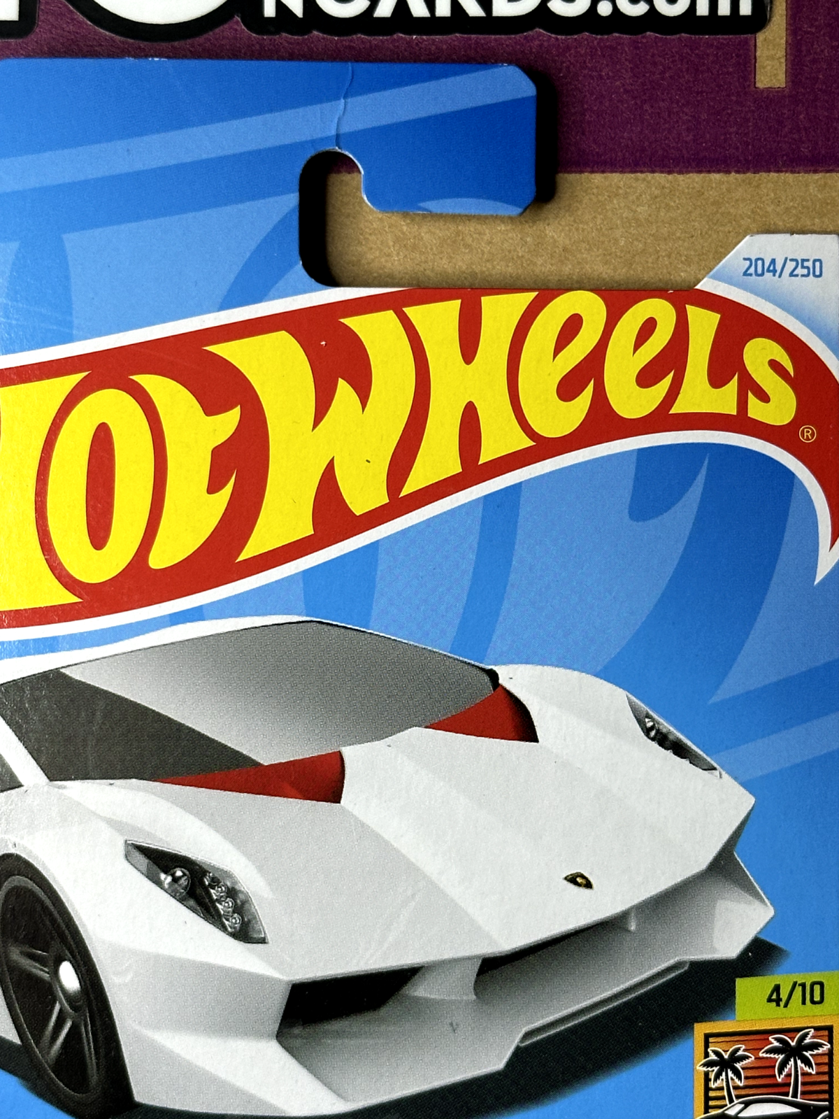 2024 Hot Wheels HW Exotics 4/10 Lamborghini Sesto Elemento (Card Crease)