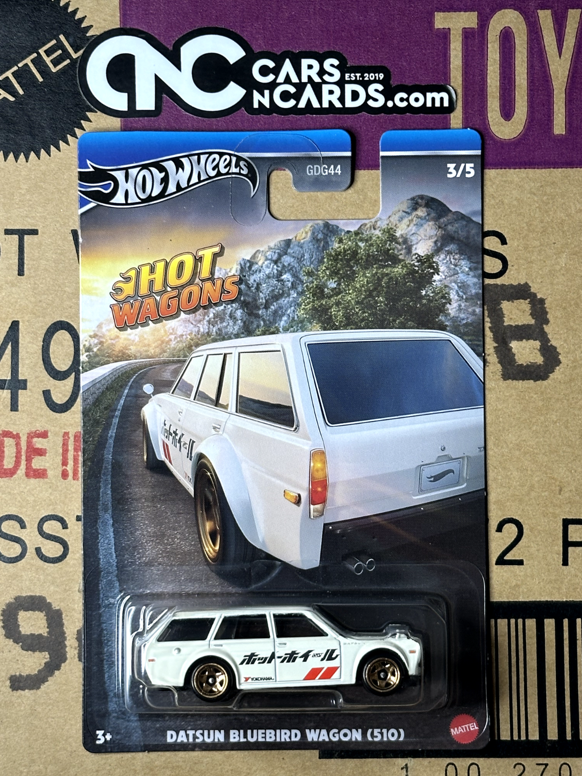 2024 Hot Wheels Hot Wagons 3/5 Datsun Bluebird Wagon (510)