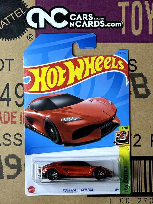 2023 Hot Wheels HW Exotics 4/10 Koenigsegg Gemera Red