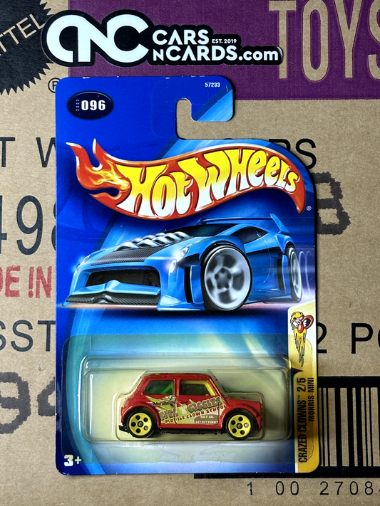 2003 Hot Wheels Crazed Clowns 2/5 Collector #096 Morris Mini