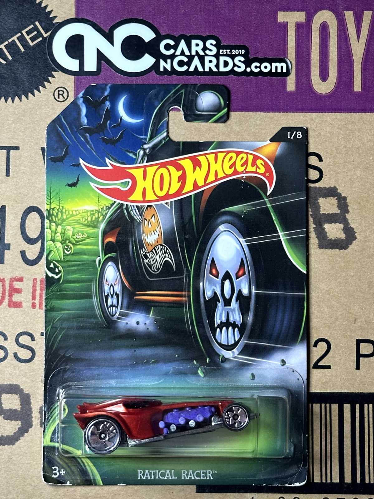 2017 Hot Wheels Halloween Series 1/8 Ratical Racer