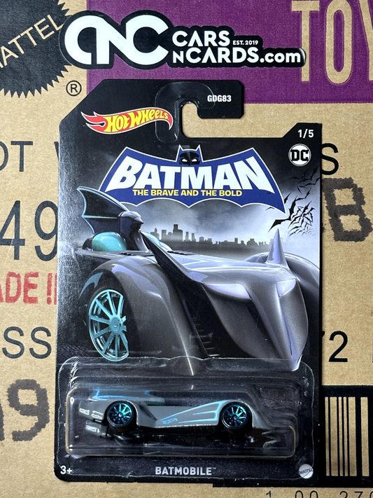 2021 Hot Wheels DC Series Batman 1/5 Batmobile (Cracked Blister)