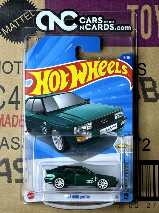 2025 Hot Wheels Super Treasure Hunt Factory Fresh '87 Audi Quattro W/Protector