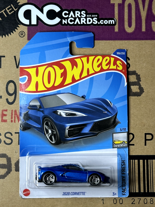 2022 Hot Wheels Factory Fresh 3/10 2020 Corvette (Card Crease)