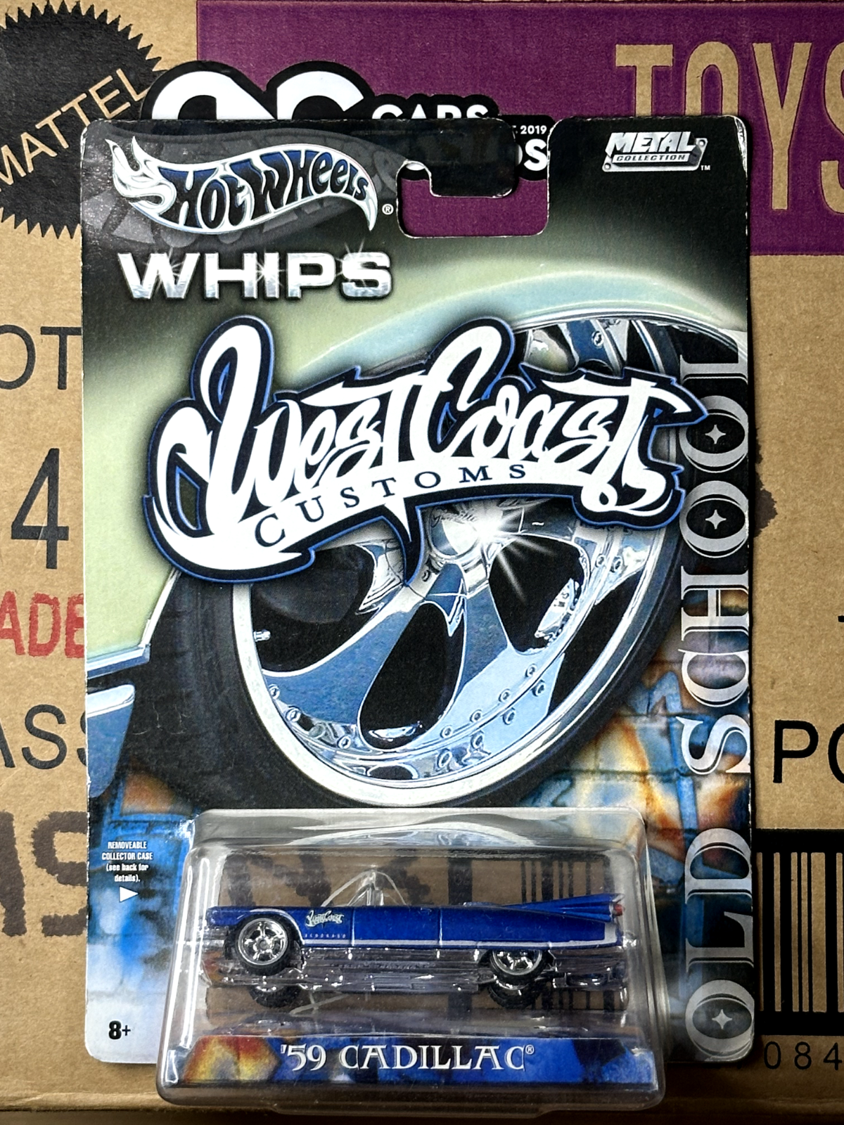 2003 Hot Wheels Whips Old School West Coast Customs '59 Cadillac