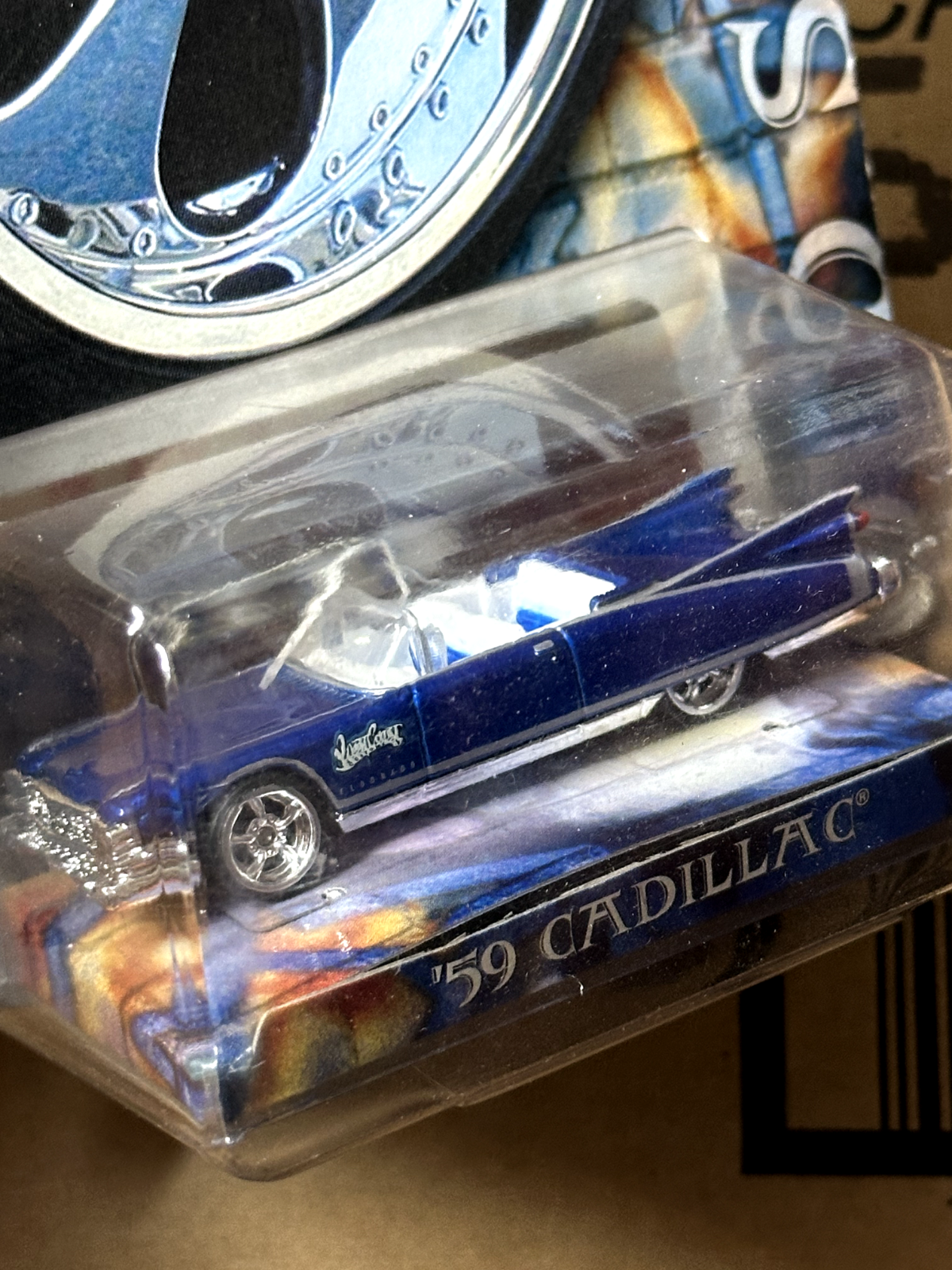 2003 Hot Wheels Whips Old School West Coast Customs '59 Cadillac