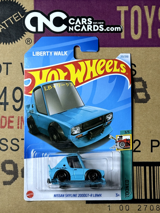 2024 Hot Wheels Tooned 3/5 Nissan Skyline 2000GT-R LBWK (Soft Corner)