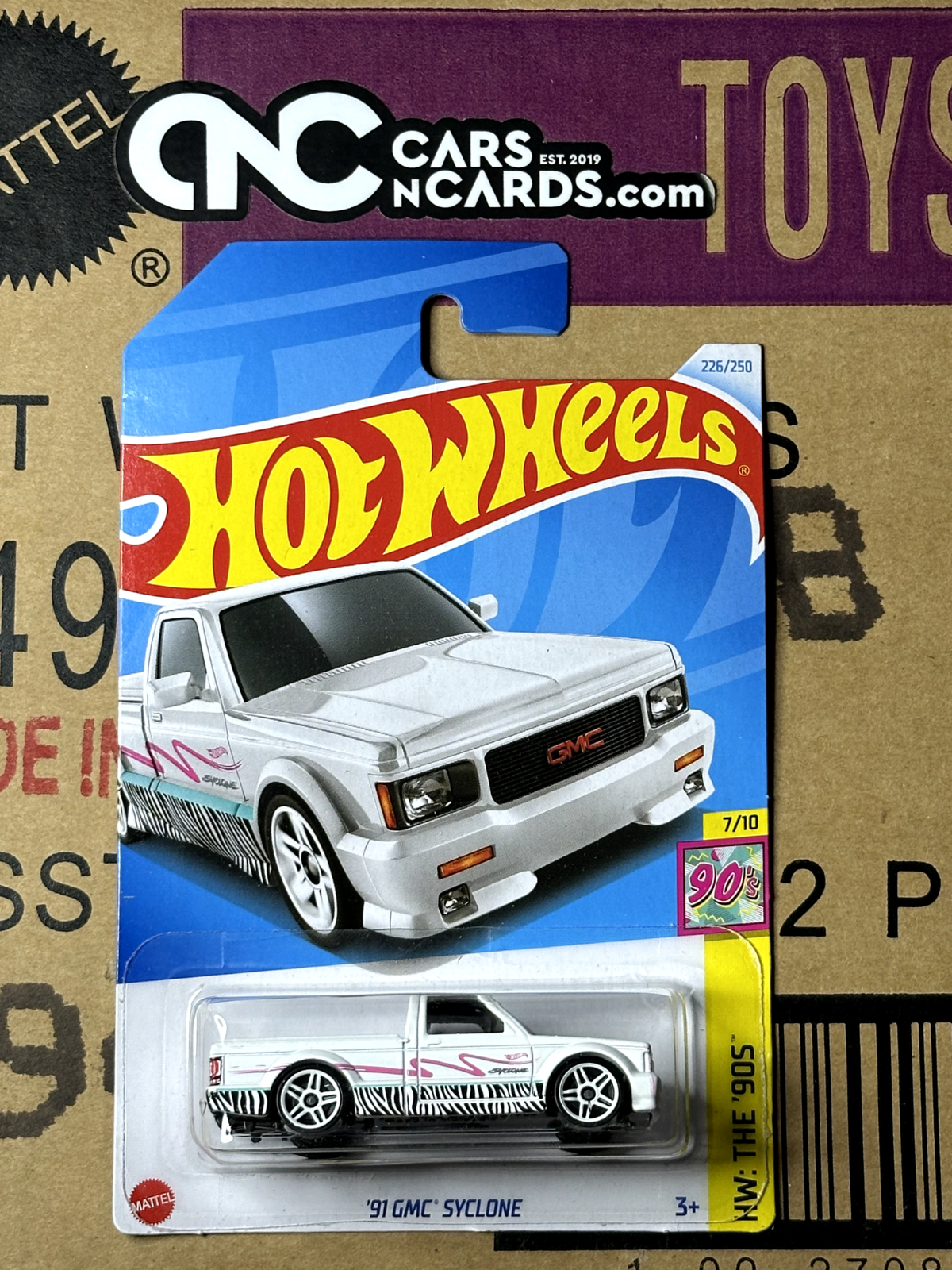 2024 Hot Wheels HW: The '90S 7/10 '91 GMC Syclone White