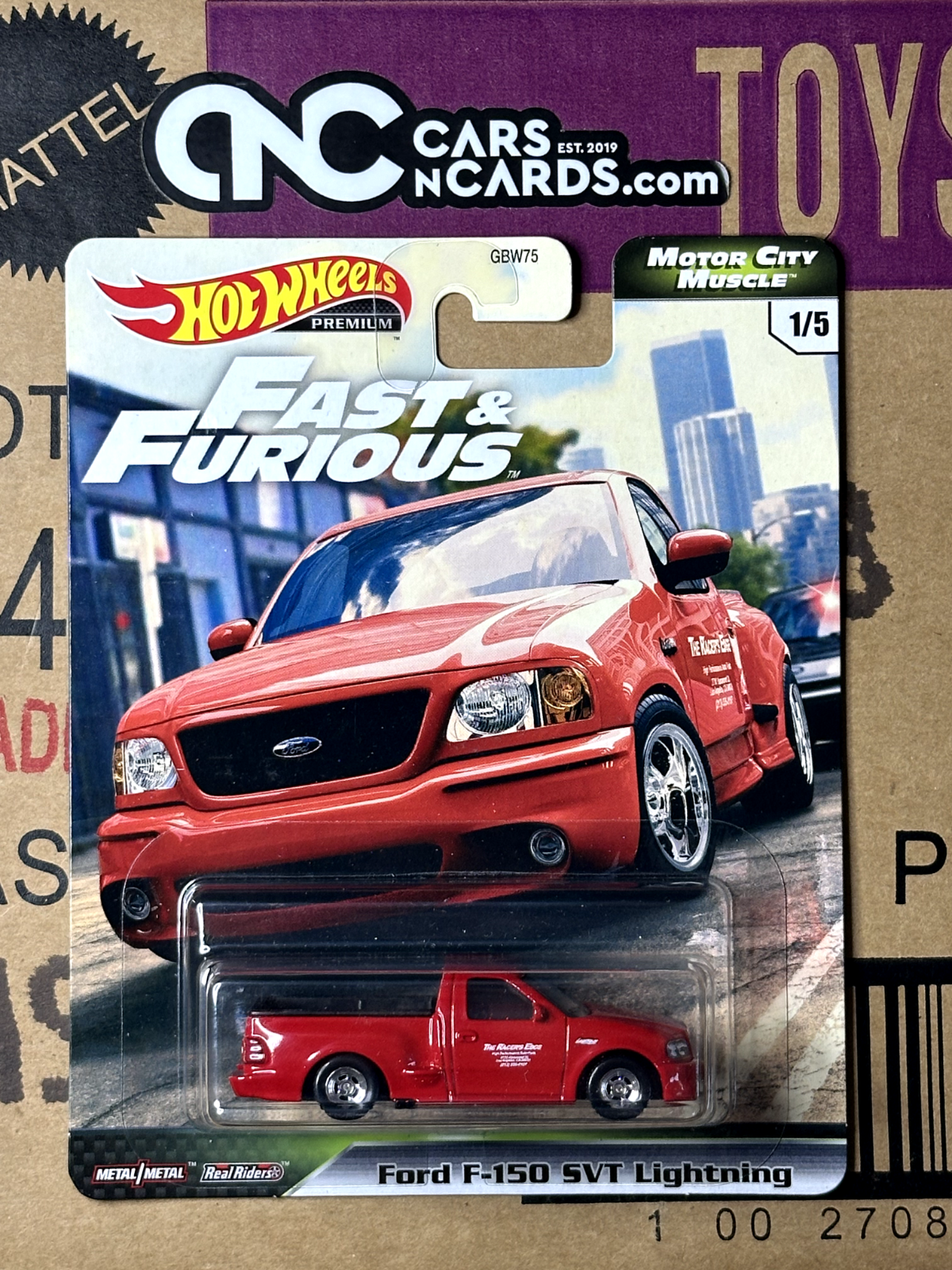 2020 Hot Wheels Premium Fast & Furious Motor City Muscle Full Set of 5 Cars