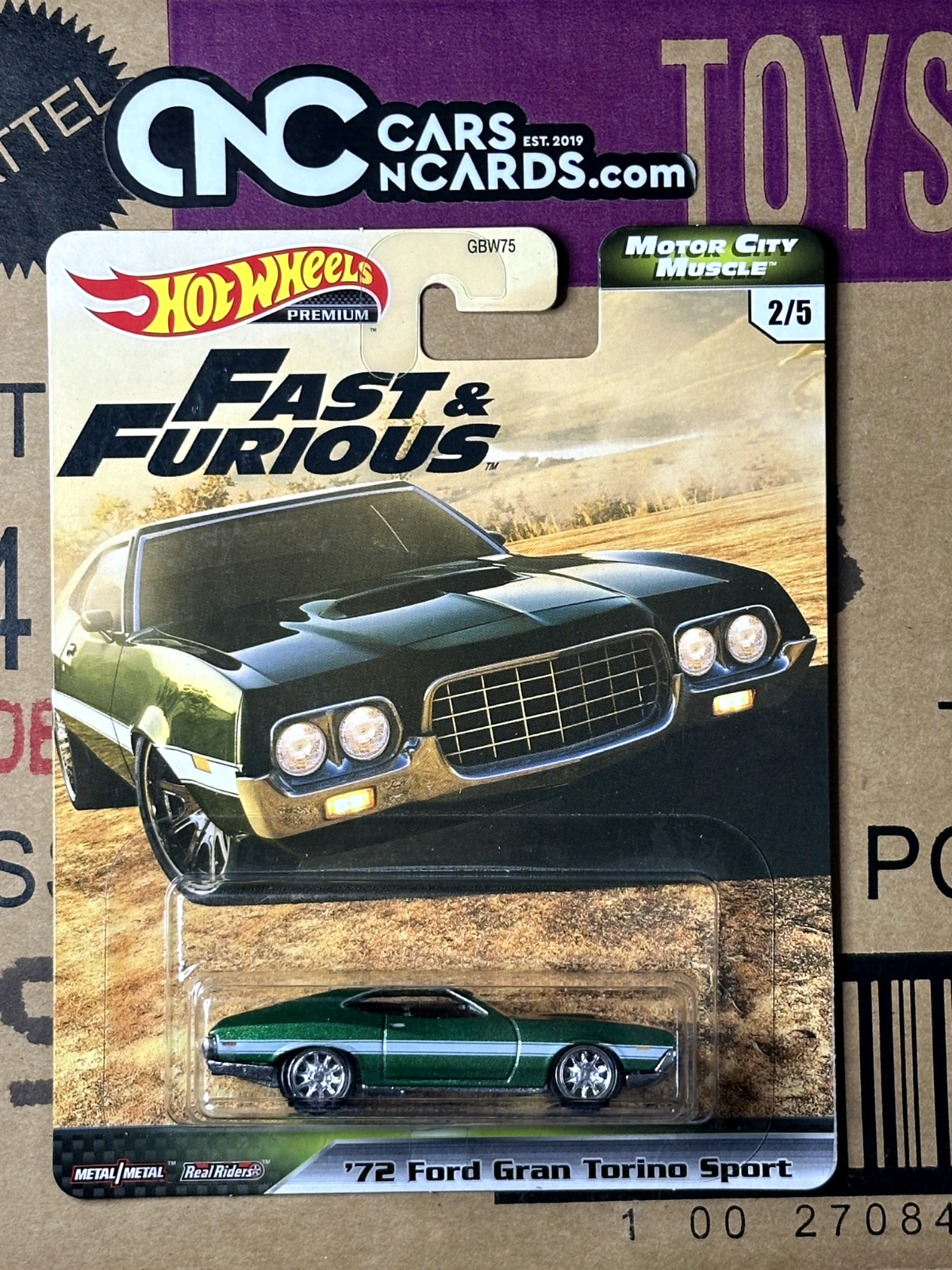 2020 Hot Wheels Premium Fast & Furious Motor City Muscle Full Set of 5 Cars