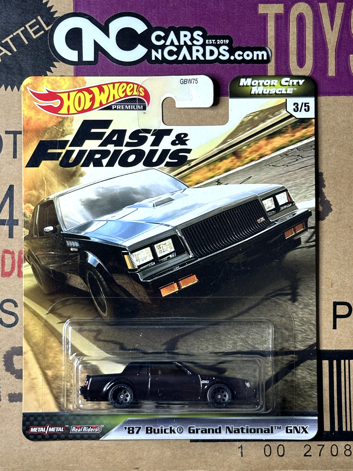 2020 Hot Wheels Premium Fast & Furious Motor City Muscle Full Set of 5 Cars