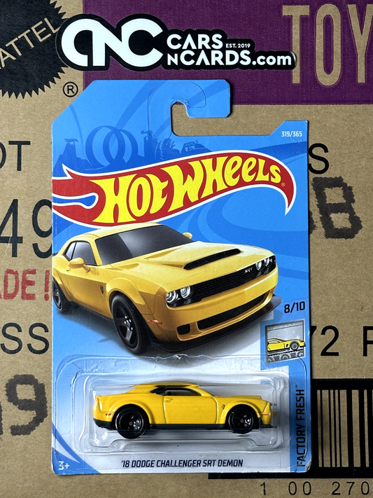 2018 Hot Wheels Factory Fresh '18 Dodge Challenger SRT Demon (Cracked Blister)