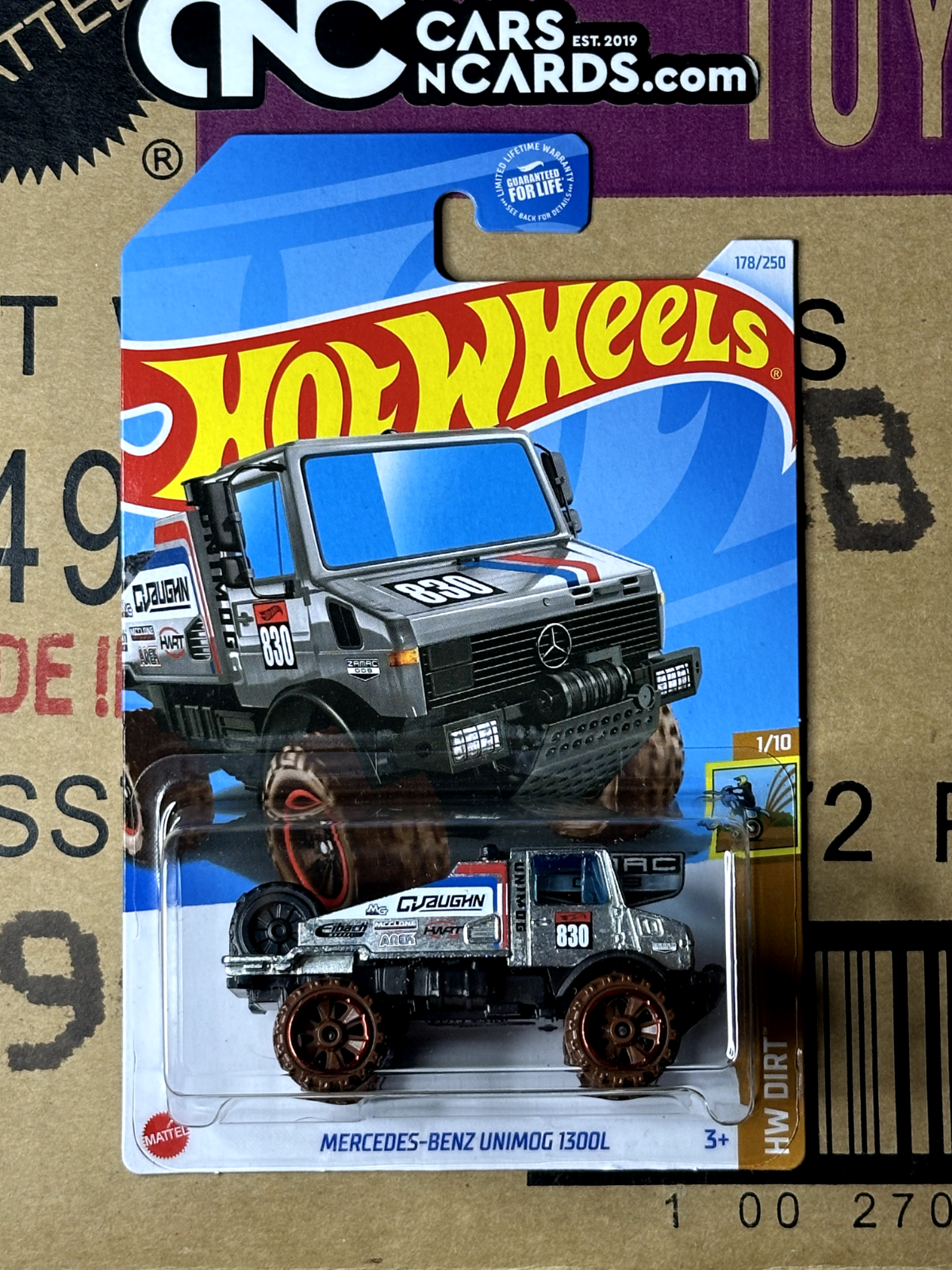 2024 Hot Wheels HW Dirt 1/10 Mercedes-Benz Unimog 1300L Zamac