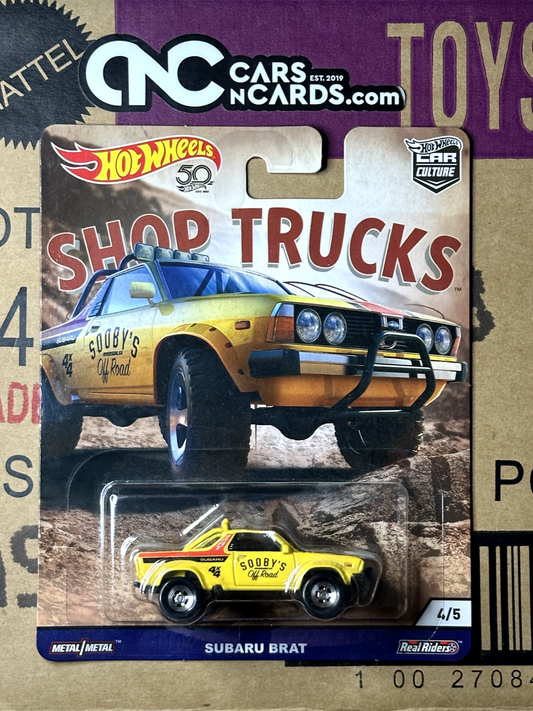 2018 Hot Wheels Premium Car Culture Shop Trucks 4/5 Subaru Brat