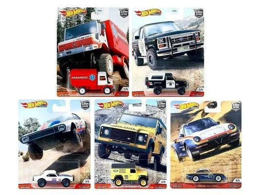 2020 Hot Wheels Premium Car Culture Wild Terrain Full Set of 5 Cars