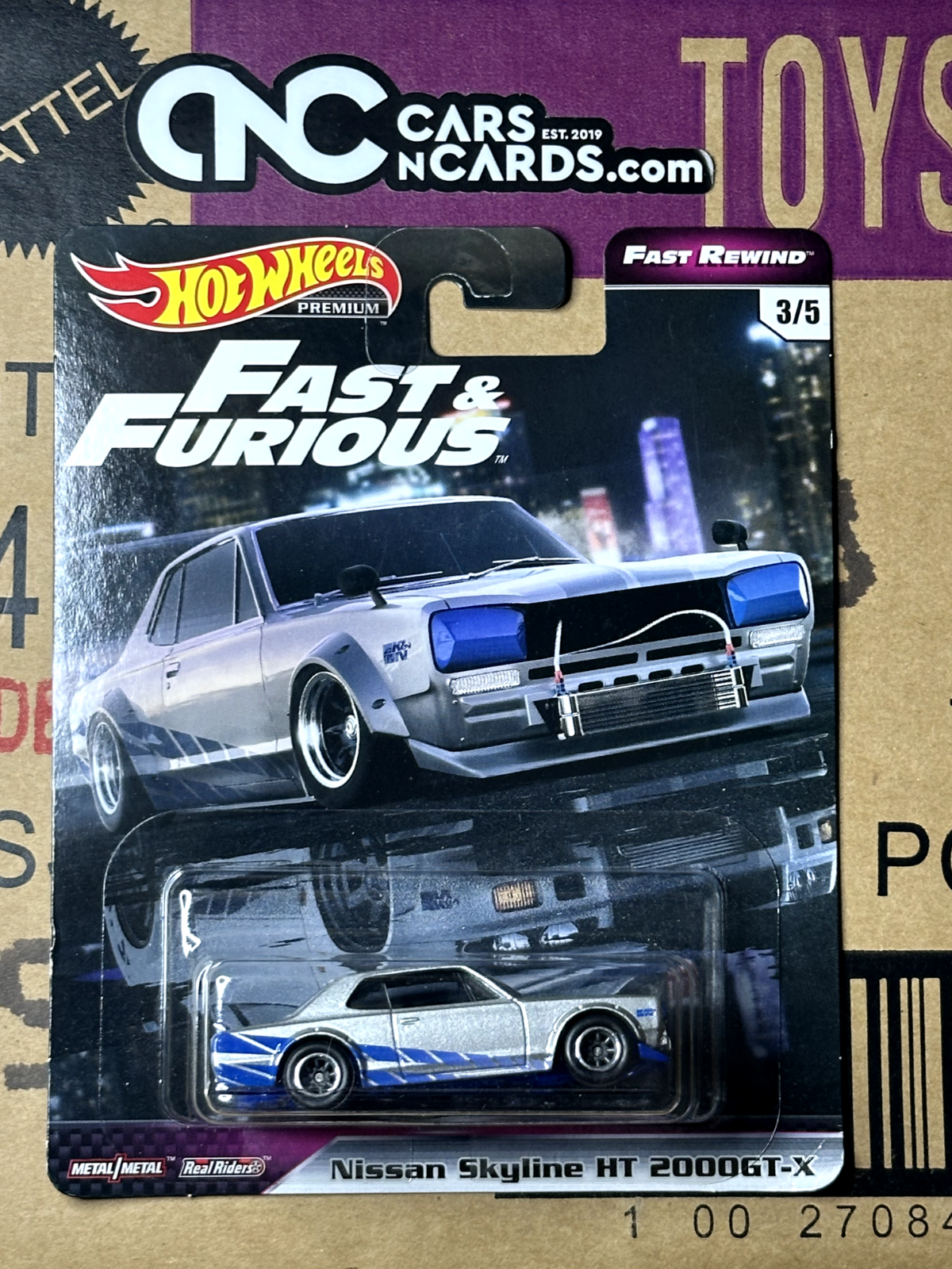 2019 Hot Wheels Premium Fast & Furious Fast Rewind Full Set of 5 Cars