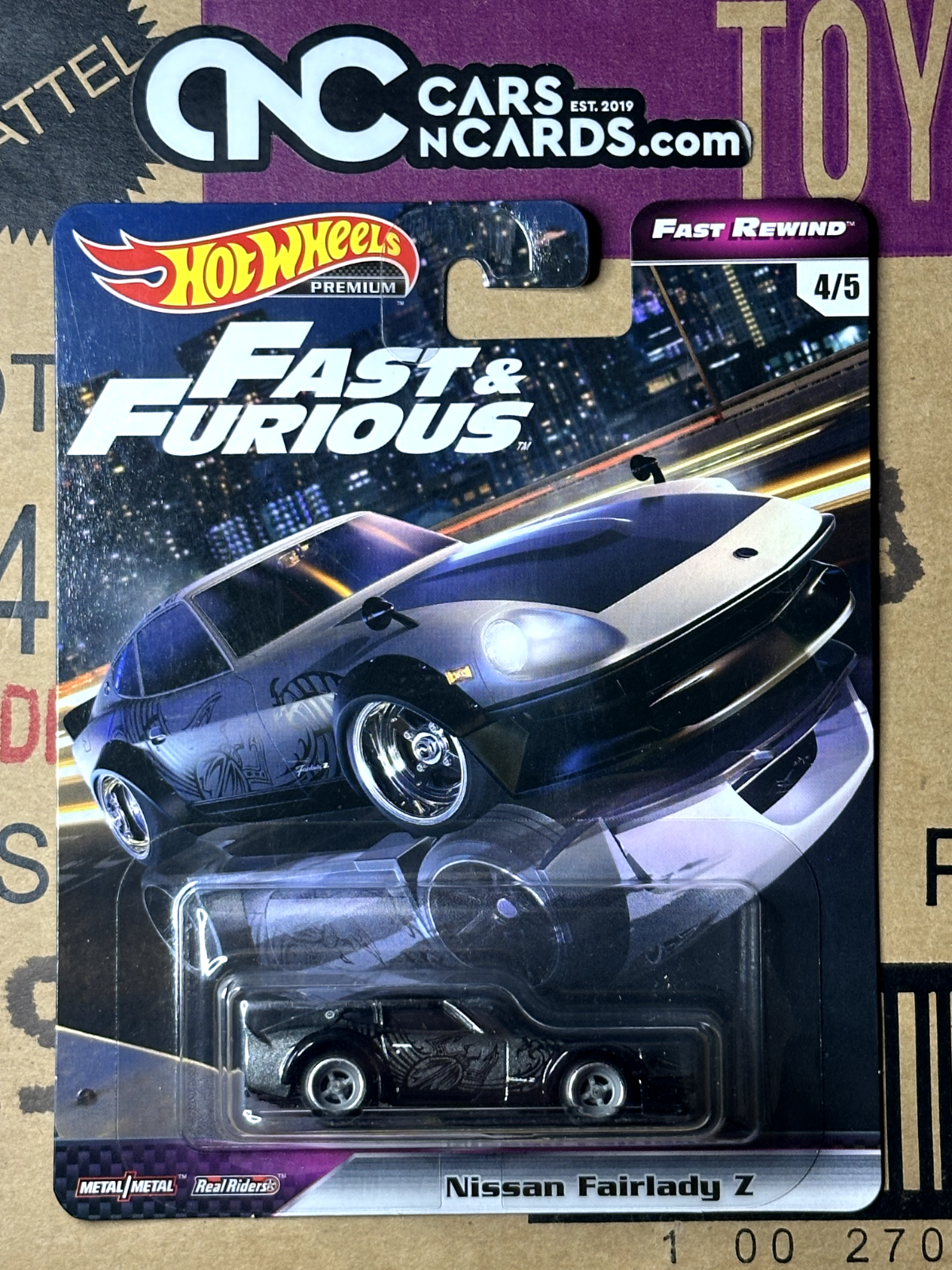 2019 Hot Wheels Premium Fast & Furious Fast Rewind Full Set of 5 Cars