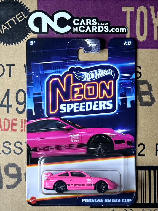 2024 Hot Wheels Neon Speeders 1/8 Porsche 911 GT3 Cup