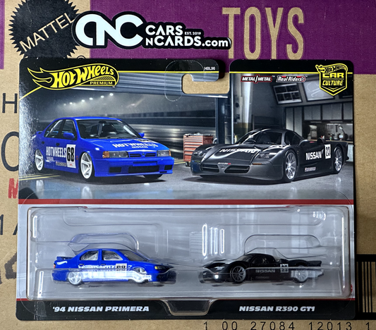 2024 Hot Wheels Premium Car Culture '94 Nissan Primera & Nissan R390 GT1 2 Pack