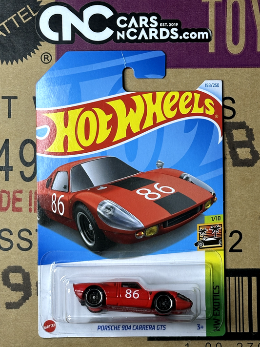 2024 Hot Wheels HW Exotics 1/10 Porsche 904 Carrera GTS Red (Card Crease)