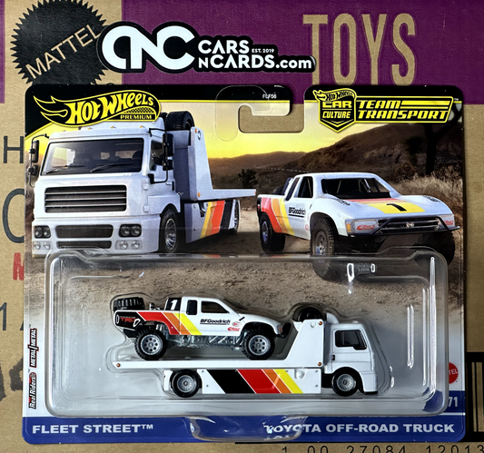 2024 Hot Wheels Premium Car Culture Team Transport #71 Toyota Off-Road Truck