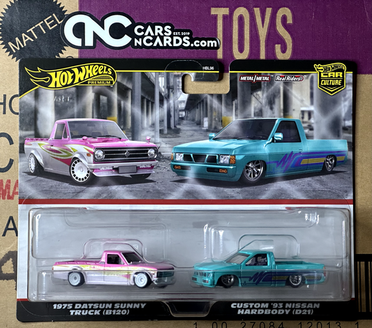 2024 Hot Wheels Premium Car Culture Datsun Sunny Truck & Nissan Hardbody (D21)