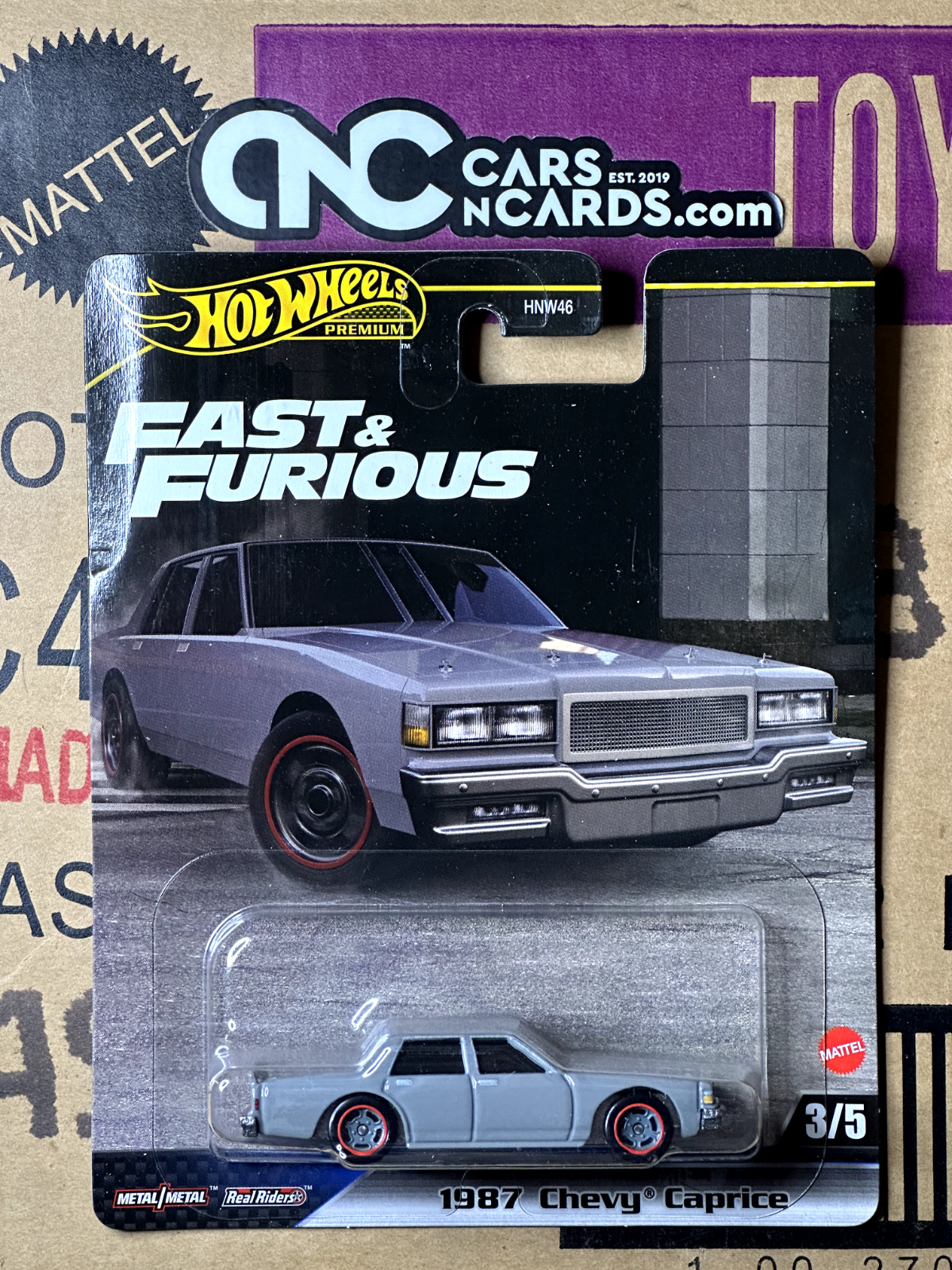 2024 Hot Wheels Fast & Furious Mix 4 1987 Chevy Caprice #3/5 (Card Crease)