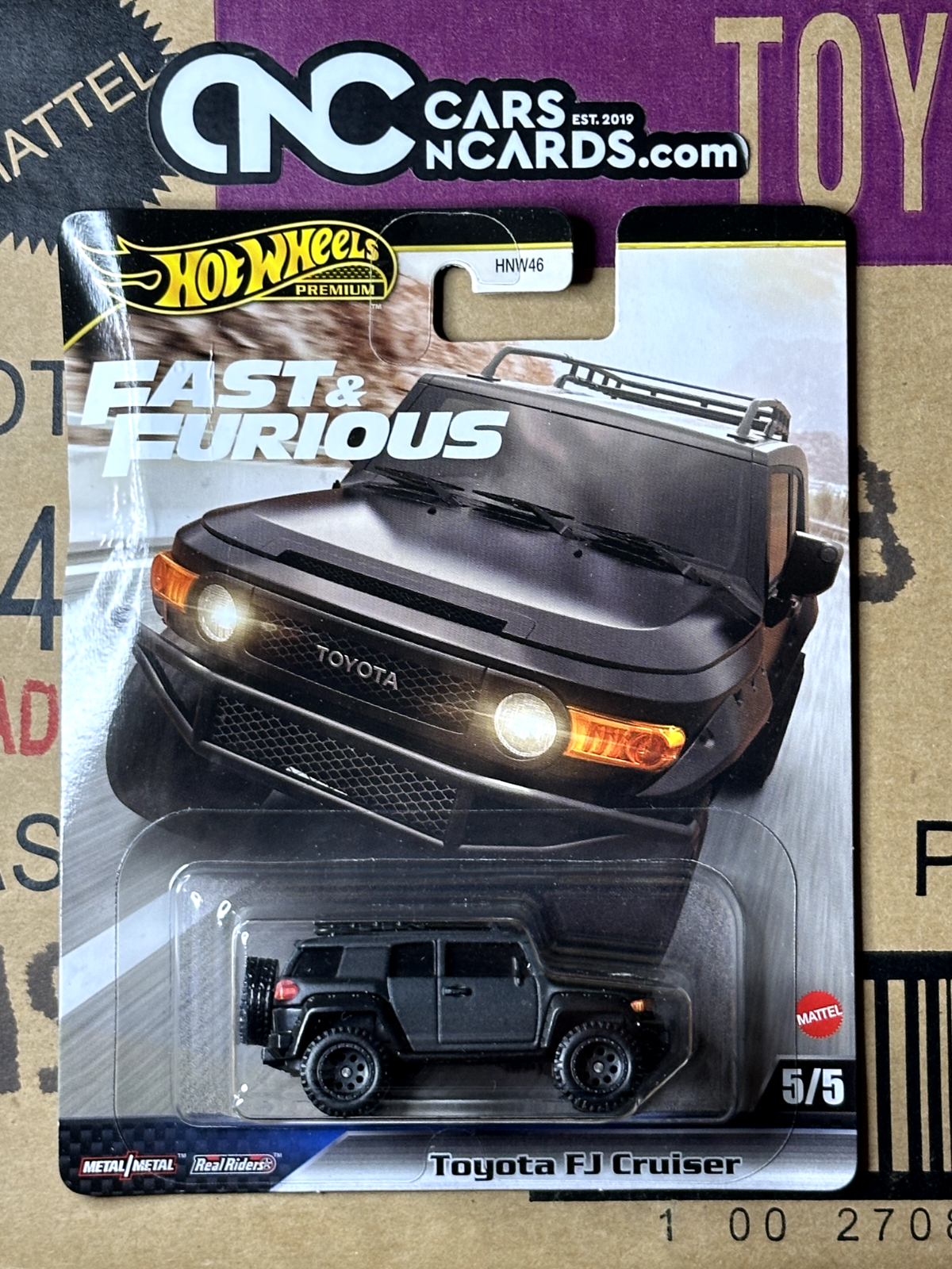 2024 Hot Wheels Fast & Furious Mix 4 Toyota FJ Cruiser #5/5 (Card Crease)