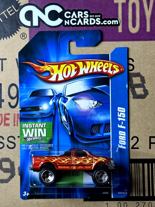 2006 Hot Wheels Ford F-150 Red With Flames