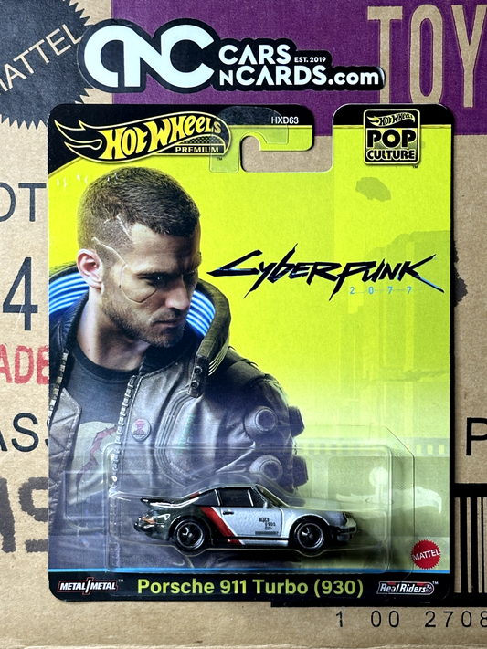 2024 Hot Wheels Premium Pop Culture Cyberpunk 2077 Porsche 911 Turbo (930)