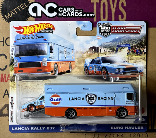 2021 Hot Wheels Premium Car Culture Team Transport #26 Lancia Rally 037 Gulf