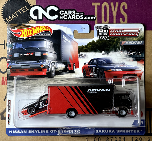 2021 Hot Wheels Premium Car Culture Team Transport #27 Advan Nissan Skyline GT-R