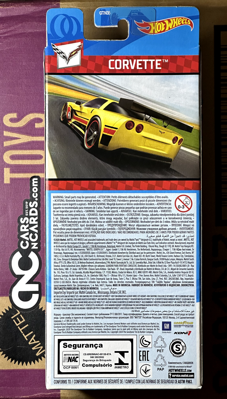 2021 Hot Wheels Corvette 5 Pack C6R/C2 Grandsport/ C3/ C1 Stingray