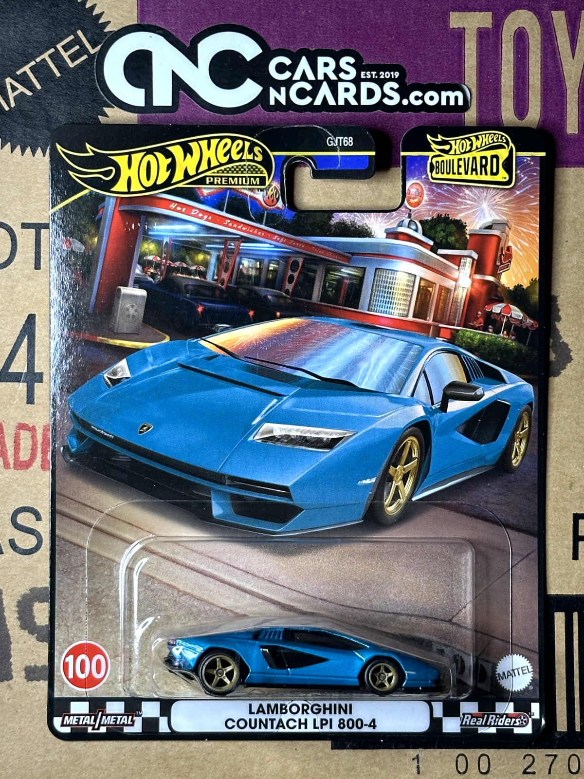 2024 Hot Wheels Premium Boulevard #100 Lamborghini Countach LPI 800-4