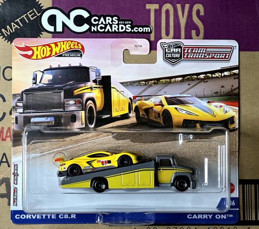 2022 Hot Wheels Premium Team Transport Corvette C8.R Carry On #36