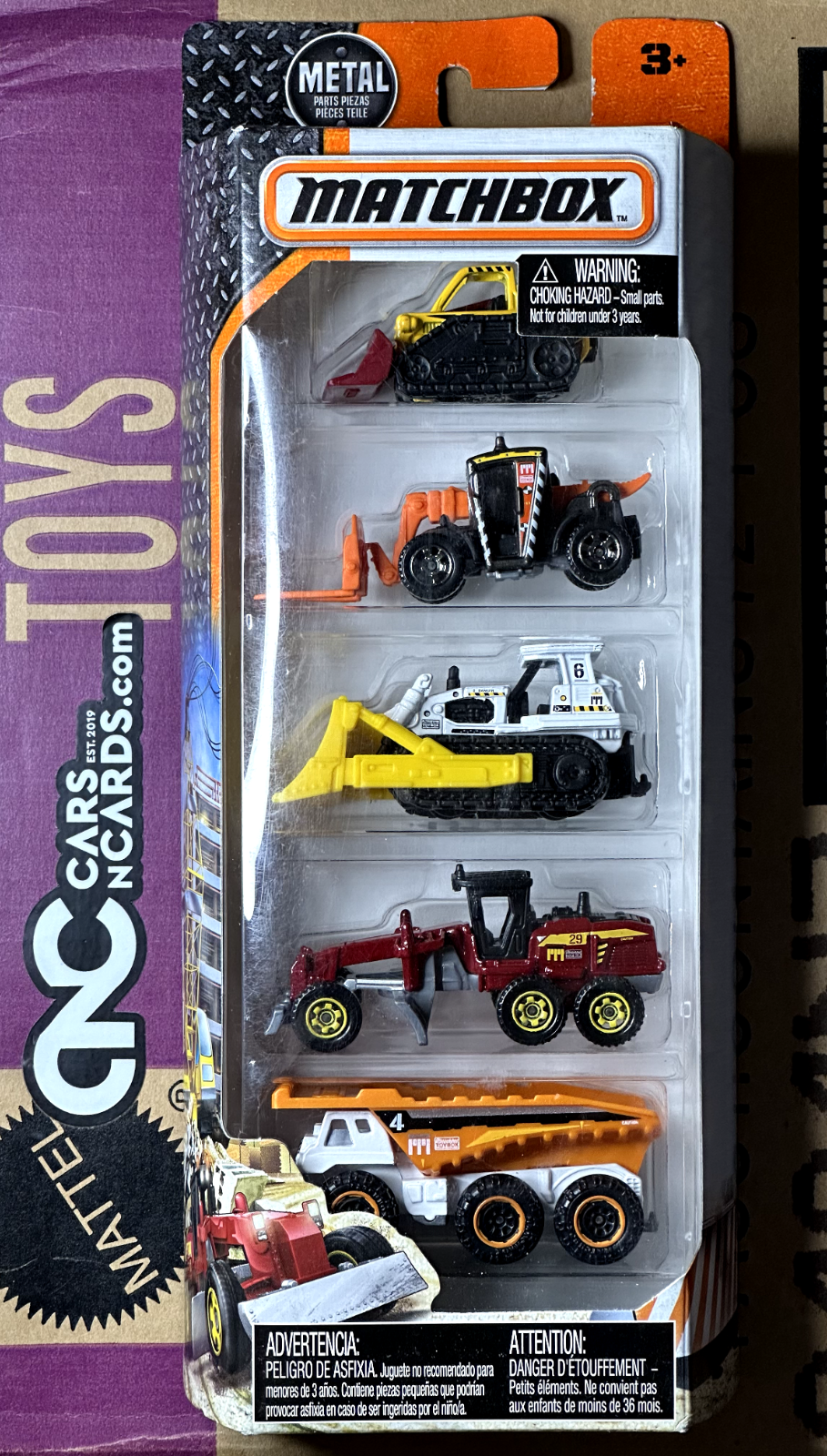 2015 Matchbox MBX Construction 5 Pack