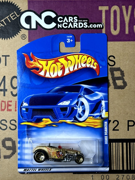 2000 Hot Wheels Collector #238 Deuce Roadster Gold