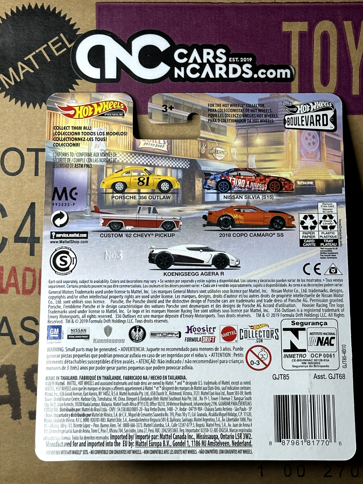 2020 Hot Wheels Premium Boulevard #10 Koenigsegg Agera R