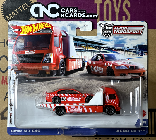 2021 Hot Wheels Premium Car Culture Team Transport BMW M3 E46 Aero Lift #29