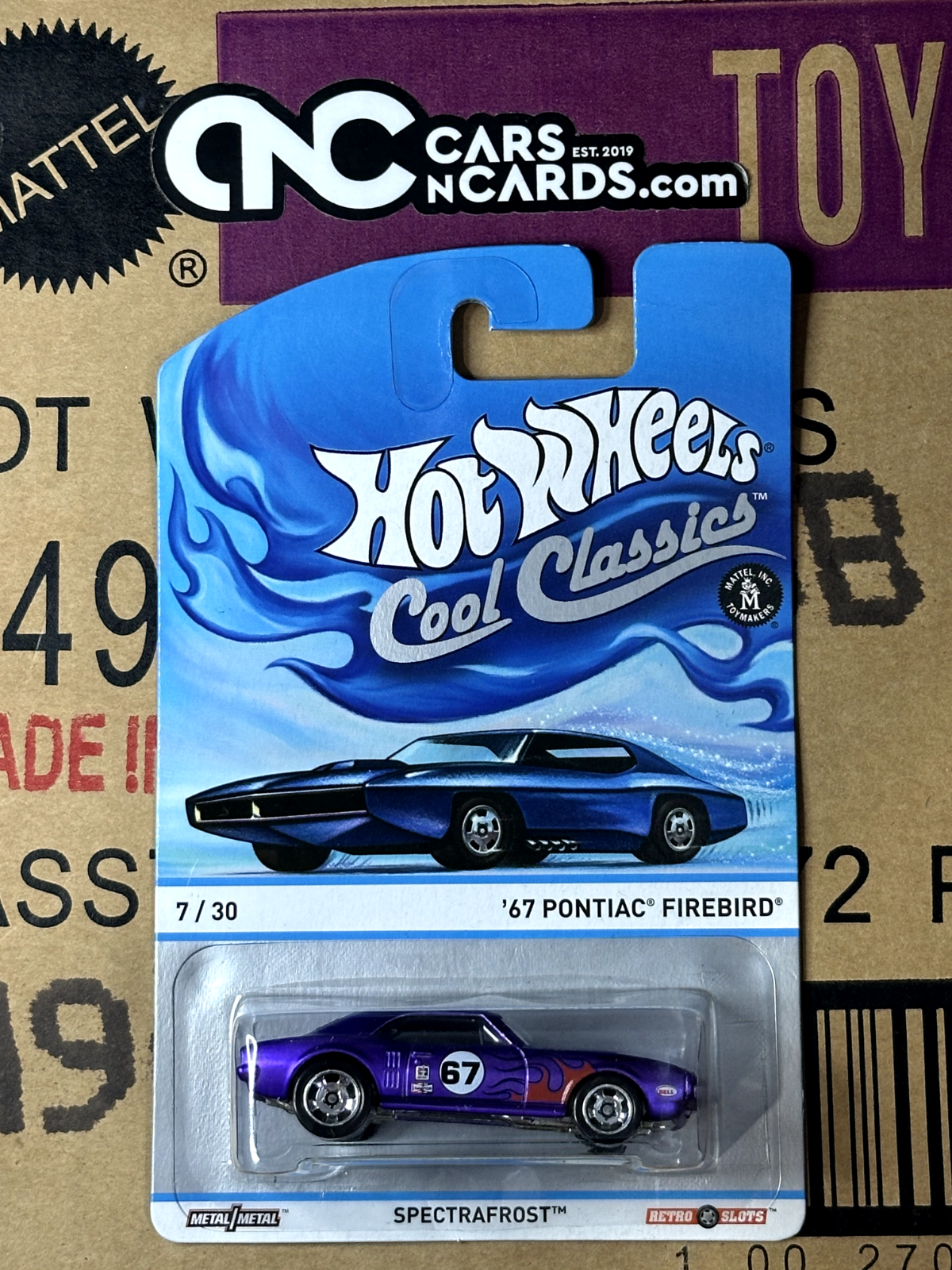 2013 Hot Wheels Cool Classics '67 Pontiac Firebird Purple 7/30