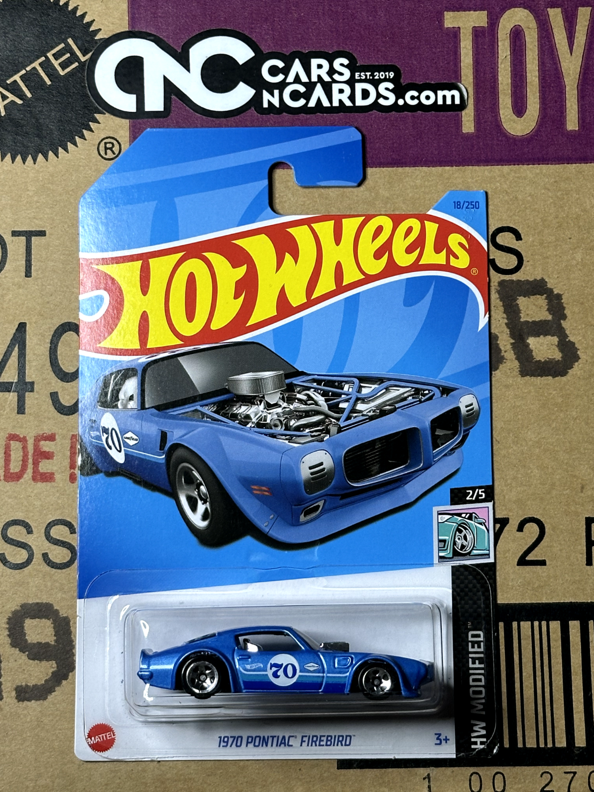 2023 Hot Wheels HW Modified 2/5 1970 Pontiac Firebird (Corner Crease)